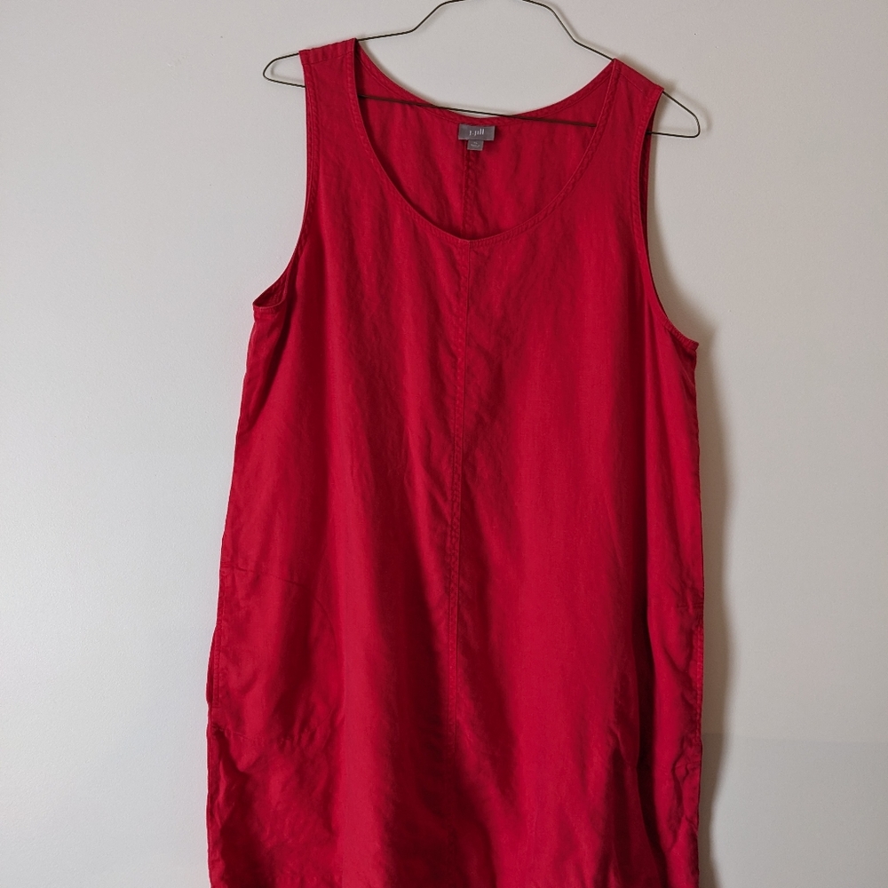 J Jill linen sleeveless dress XL